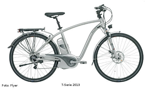 T-Serie von Flyer: Ein Trekking eBike