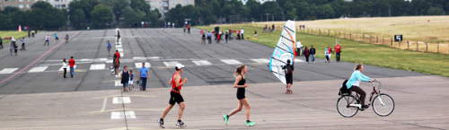 Berlin Radweg Flughafen Tempelhof