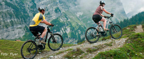 Mit dem E-Mountainbike in den Alpen